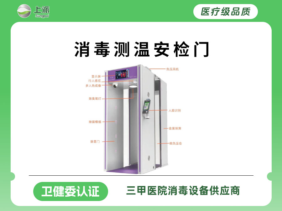上派科技--消毒测温安检门